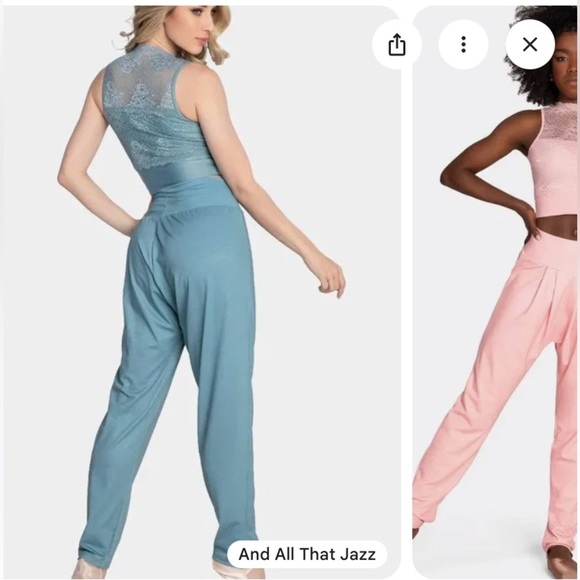 So Danca harem teal pants nwt - Picture 2 of 10